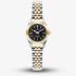 Jacques du Manoir Ladies Mini Inspiration Two Tone Black Dial Watch JWL05105