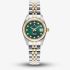 Jacques du Manoir Ladies Inspiration Elegance Two-Tone Green Dial Watch JWL02104