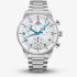 Swiss Military Mens Minimalist Chronograph White Dial Bracelet Watch SM34114.03