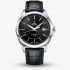 Swiss Military Mens Automatic Black Dial Black Leather Strap Watch SMA34085.13