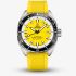 Swiss Military Mens Titanium 300 Yellow Dial Rubber Strap Watch SMA34100.11
