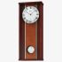 Seiko Clocks Traditional Pendulum Dark Brown Musical Wall Clock QXM396B