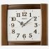 Seiko Clocks Retro Dark Wood Wall Clock QXA827Z