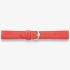 Darlena York Red Leather Silver Buckle Watch Strap 1302