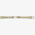 Darlena Two Tone Centre Clasp 14mm Bracelet Watch Strap WB88563/14