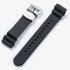 Seiko Black Sub-Aqua Accordion Silicone 22mm Watch Strap R02F011J0