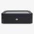 WOLF Black Windsor 15 Piece Watch Box 4585029