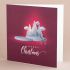 Red Reindeer Christmas Card