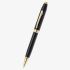 Cross Foundry Glossy Black Lacquer & Gold Ballpoint Pen AT0812-2