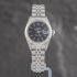 Pre-Owned Rolex Ladies Datejust Black Dial Silver Bracelet Watch 79174