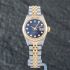 Pre-Owned Rolex Ladies Datejust Blue Dial Bracelet Watch 69173