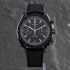 Pre-Owned OMEGA Mens Dark Side Of The Moon Black Fabric Strap Watch O31192445101007