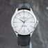 Pre-Owned Baume & Mercier Mens Clifton White Dial Leather Strap Watch 10518