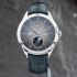 Pre-Owned Baume & Mercier Mens Clifton Grey Dial Leather Strap Watch 10548