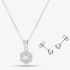 Silver Cubic Zirconia Jewellery Set E614585P & 8.55.7899