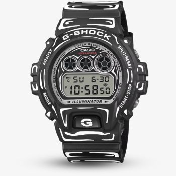 Casio Mens G-Shock Joshua Vides Collaboration Black Digital Strap Watch DW-6900JV-1ER