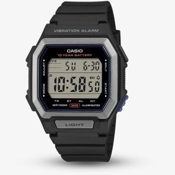 Casio Mens Black Digital Strap Watch W-738H-1AVEF