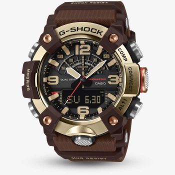  Casio Mens G-Shock Master Of G-Land Mudmaster Brown Strap Watch GG-B100XMH-5AER