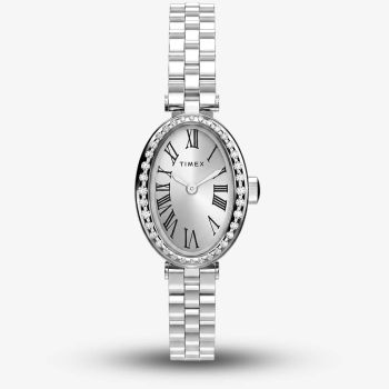 Timex Ladies Cavatina Silver Dial Bracelet Watch TW2Y90000