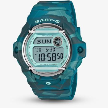 Casio Ladies Baby-G Blue Digital Strap Watch BG-169CM-2ER
