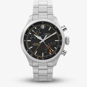 Timex Mens Waterbury Ace Fly-Back Chronograph Stainless Steel Bracelet Watch TW2Y70200