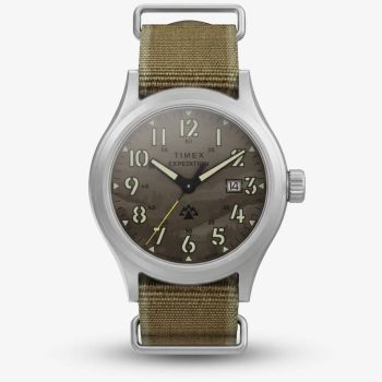 Timex Mens Expedition Sierra Khaki Dial Fabric Strap Watch TW2Y89400