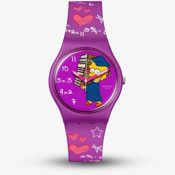 Swatch SB05V103 Colors Of Joy Purple Watch