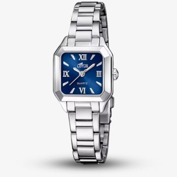 Lotus Ladies Old Money Blue Square Dial Watch L19034/3