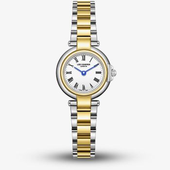 Lee Cooper Ladies White Dial Two Tone Bracelet Watch LC08206.230