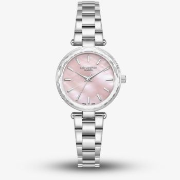Lee Cooper Ladies Pink Mother of Pearl Dial Bracelet Watch LC08365.380
