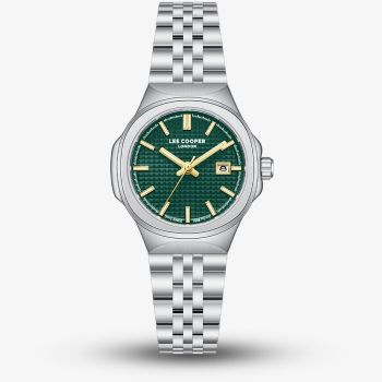 Lee Cooper Ladies Green Dial Bracelet Watch LC08394.370