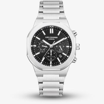 Lee Cooper Mens Black Dial Bracelet Watch LC08263.350