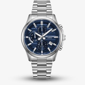 Lee Cooper Mens Blue Dial Bracelet Watch LC08451.390
