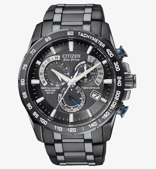 Citizen Mens PCAT Sapphire Black Bracelet Watch AT4007-54E
