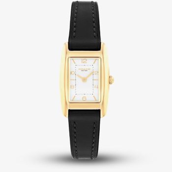 Coach Ladies Reese Black Leather Strap Watch 14504647