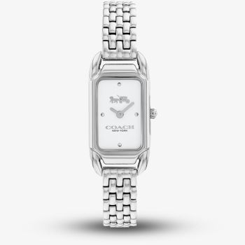 Coach Ladies Cadie Silver Bracelet Watch 14504035
