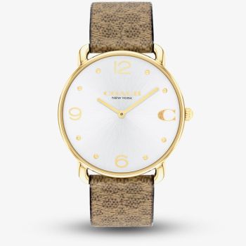 Coach Ladies Elliot Signature Brown Watch 14504205