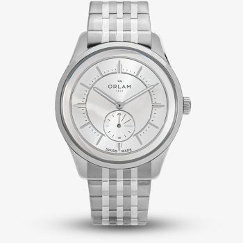 Orlam Mens Echo Silver Dial Bracelet Watch ORSSBEC005