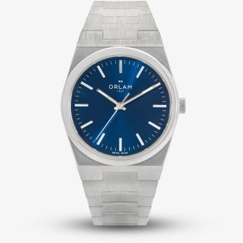 Orlam Mens Elan Blue Dial Silver Bracelet Watch ORSSBEL003