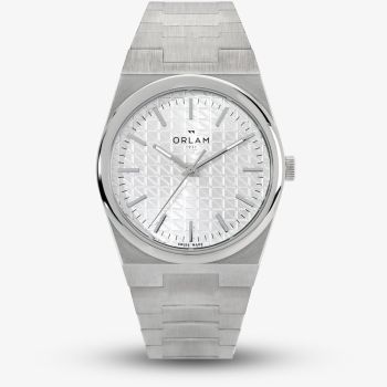 Orlam Mens Elan Silver Dial Bracelet Watch ORSSBEL006