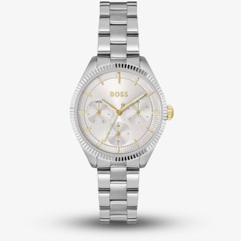 BOSS Ladies Sage Sport Silver Dial Bracelet Watch 1502800