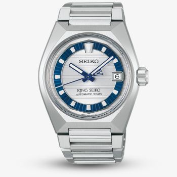 Seiko Mens King Seiko VANAC Limited Edition 145th Anniversary White Dial Watch HKF004J1