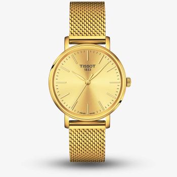 Emporio Armani Ladies Kappa Gold Plated Mesh Bracelet Watch AR11129