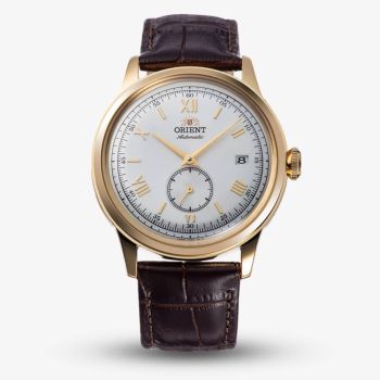 Orient Mens Bambino Small Seconds White Dial Leather Strap RA-AP0106S