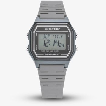 G Star Gridline Grey Digital Strap Watch GSW.501.01