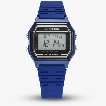 G Star Gridline Dark Blue Digital Strap Watch GSW.501.02