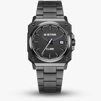 G Star Mens Cube Black Bracelet Watch GSW.508.06