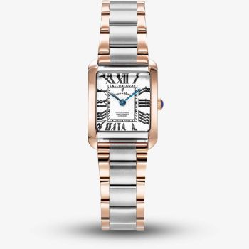 Jacques du Manoir Ladies Emily White Dial Two Tone Bracelet Watch JWL04404