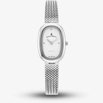 Jacques du Manoir Ladies Noblesse White Dial Bracelet Watch JWL05201