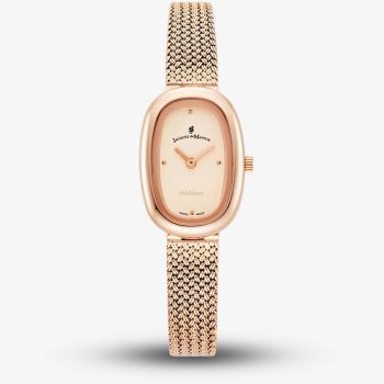 Jacques du Manoir Ladies Noblesse Rose Gold Dial Bracelet Watch JWL05203